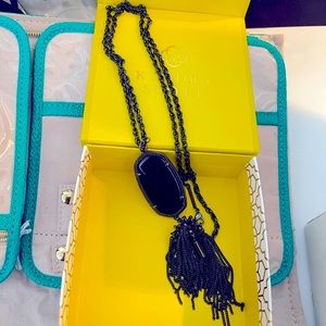 Kendra Scott Rayne necklace in gunmetal